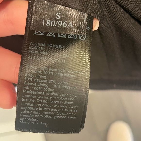 All Saints Wilkins Bomber - Picture 2 of 4